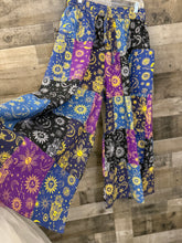 Load image into Gallery viewer, Cotton Celestial Patchwork Pants
