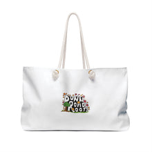 Load image into Gallery viewer, Funny Weekender Bag: &quot;I was a little dizzy and had a lot of dumb ideas&quot;
