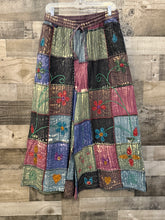 Load image into Gallery viewer, Cotton Patchwork Embroidered Pants
