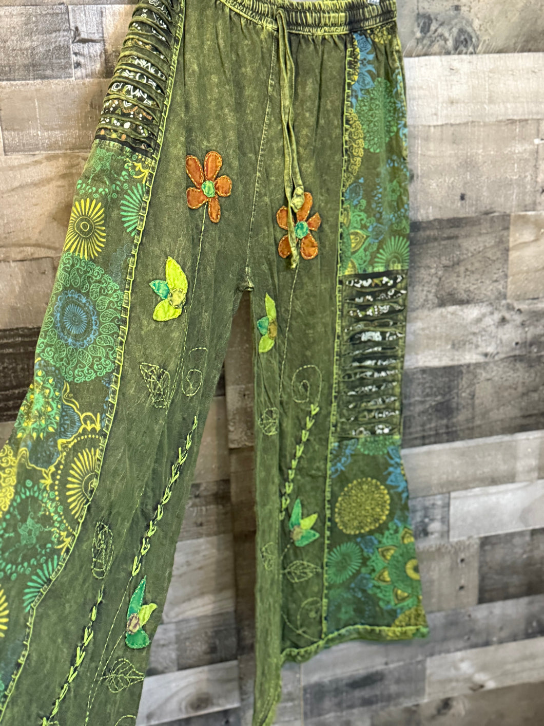 Soft Cotton Embroidered Pants