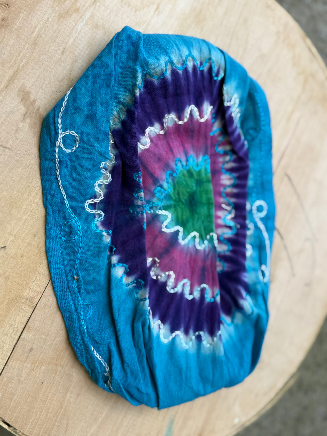 Hand Woven Embroidered and Dyed Cotton Headbands