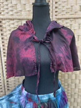 Load image into Gallery viewer, Ox Blood and Raven Caplet from the Fairy Collection
