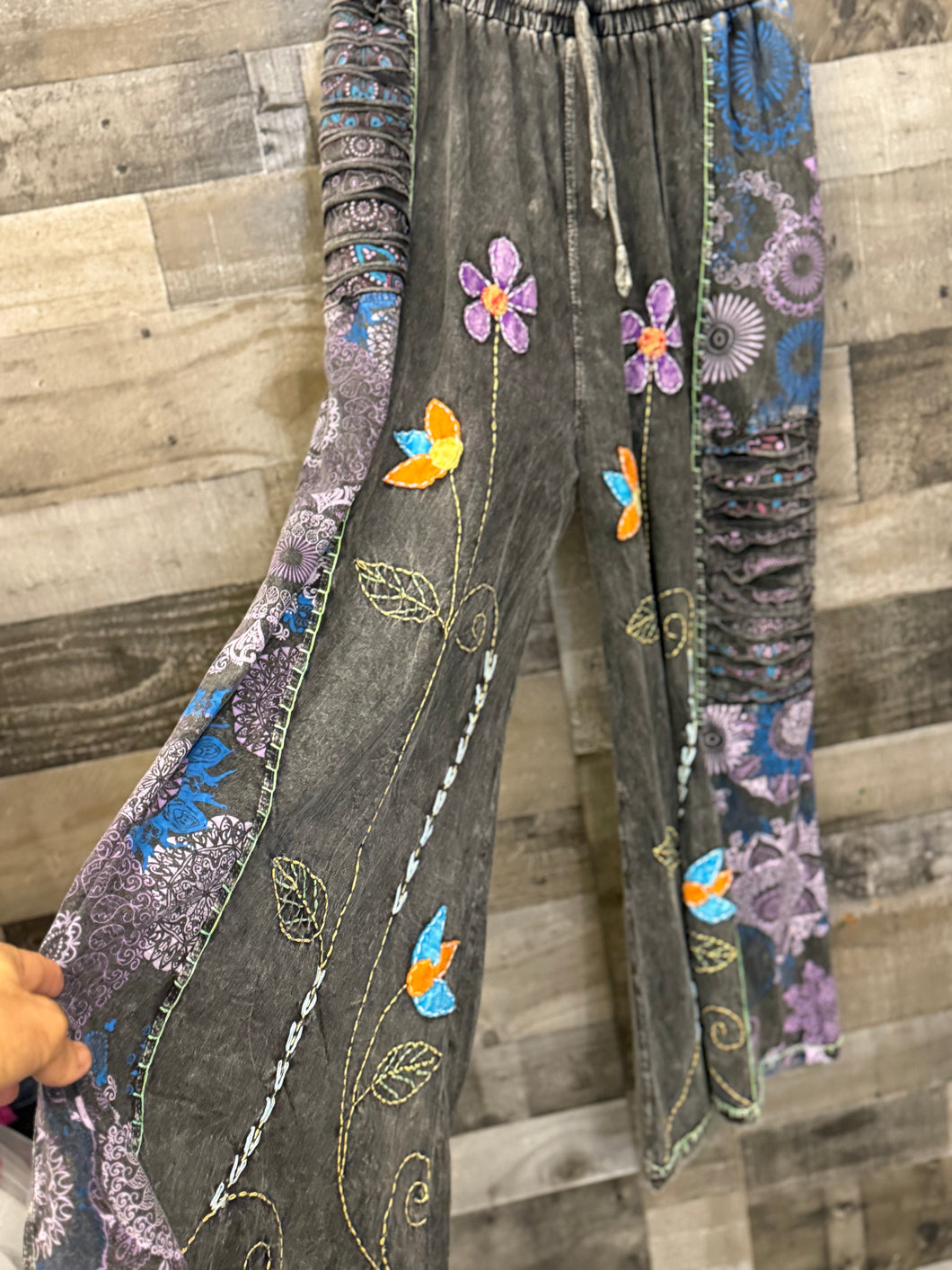 Soft Cotton Embroidered Pants