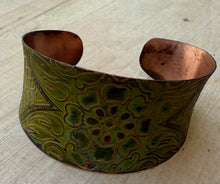 Load image into Gallery viewer, Copper Patina Cuff
