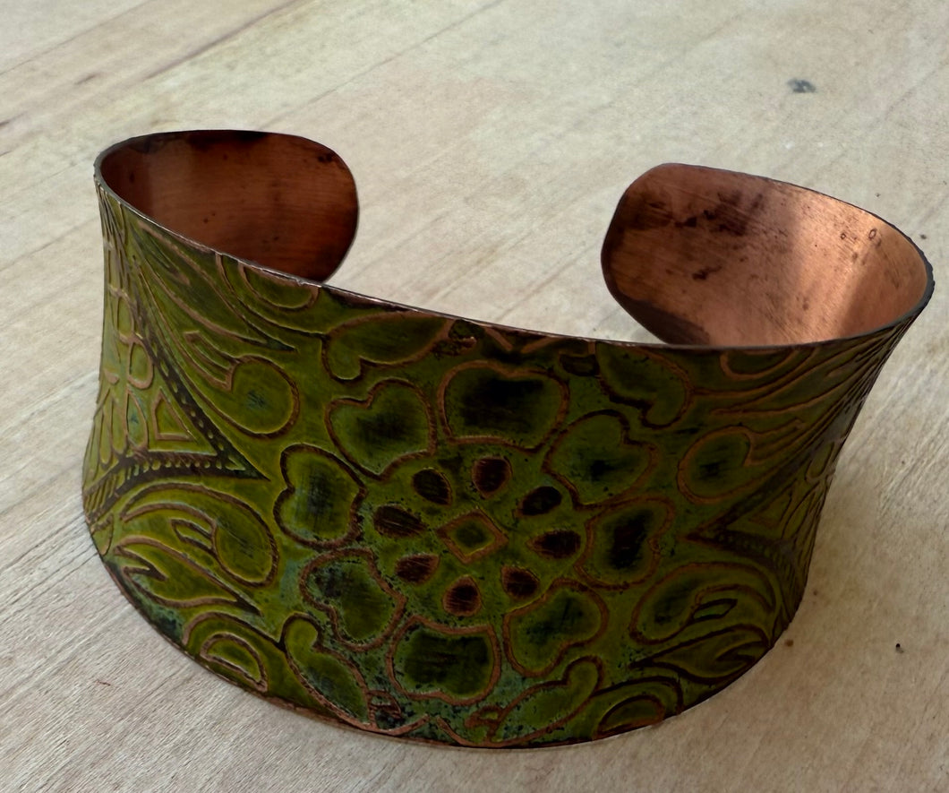 Copper Patina Cuff
