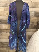 Load image into Gallery viewer, Gorgeous Duster in Timber and Turquoise! OS Wren Collection
