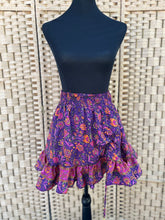 Load image into Gallery viewer, Mini Cinch Skirt fits a small to XL waist.
