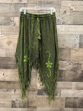 Load image into Gallery viewer, Cotton Hand Embroidered Fringe Skirt - OS
