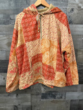Load image into Gallery viewer, Fleece Lined Patchwork Pullover sm/med
