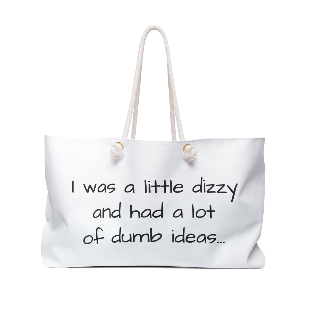 Funny Weekender Bag: 