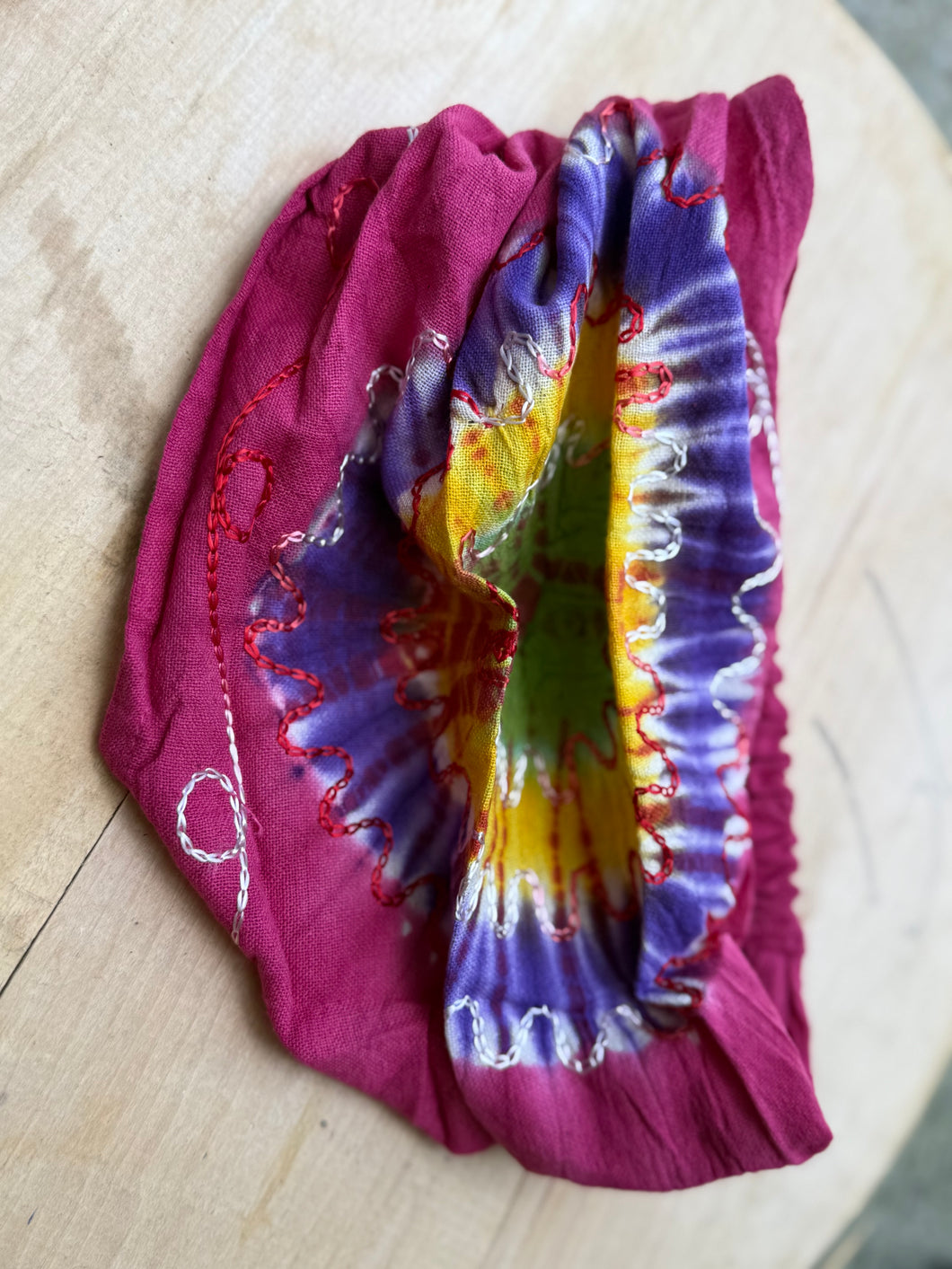 Hand Woven Embroidered and Dyed Cotton Headbands