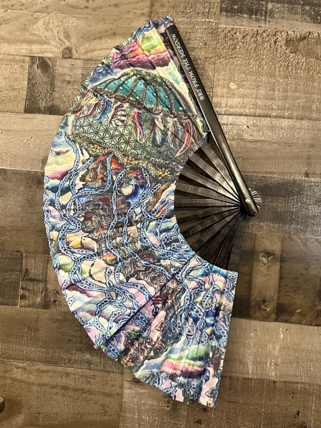 Jelly Fish Hand Fan