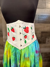 Load image into Gallery viewer, Hand Painted Strawberry Corset - Woodland Collection
