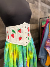 Load image into Gallery viewer, Hand Painted Strawberry Corset - Woodland Collection
