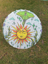 Load image into Gallery viewer, UV Reactive Parasol - Sun and Luna
