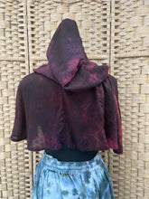 Load image into Gallery viewer, Ox Blood and Raven Caplet from the Fairy Collection
