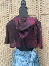 Load image into Gallery viewer, Ox Blood and Raven Caplet from the Fairy Collection
